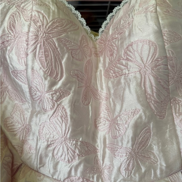 JessaKae Pink Floral Textured Dress - Picture 4 of 7